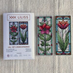 Kit de punto de cruz – Set de 2 marcapáginas Tulipán y Rosa de invierno