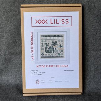 Kit de punto de cruz – Gato Nórdico