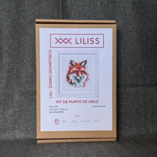 Kit de punto de cruz – Zorro Geométrico