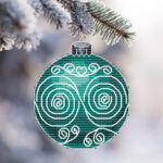 Patrón de punto de cruz – Adorno Navideño 5