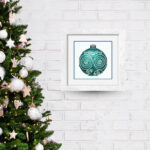 Patrón de punto de cruz – Adorno Navideño 5