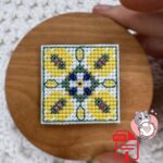 Patrón de punto de cruz – Mini tiles españoles | Bordado azulejos tradicionales | Patrones pequeños para imanes DIY | Liliss