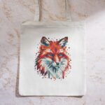 Patrón de punto de cruz PDF – Geometric Folk Fox | Bordado zorro moderno | Diseño animal decorativo | Arte geométrico DIY | Liliss