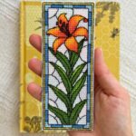 Set de 2 patrones – Girasol y Azucena| Marcapáginas estilo vidriera
